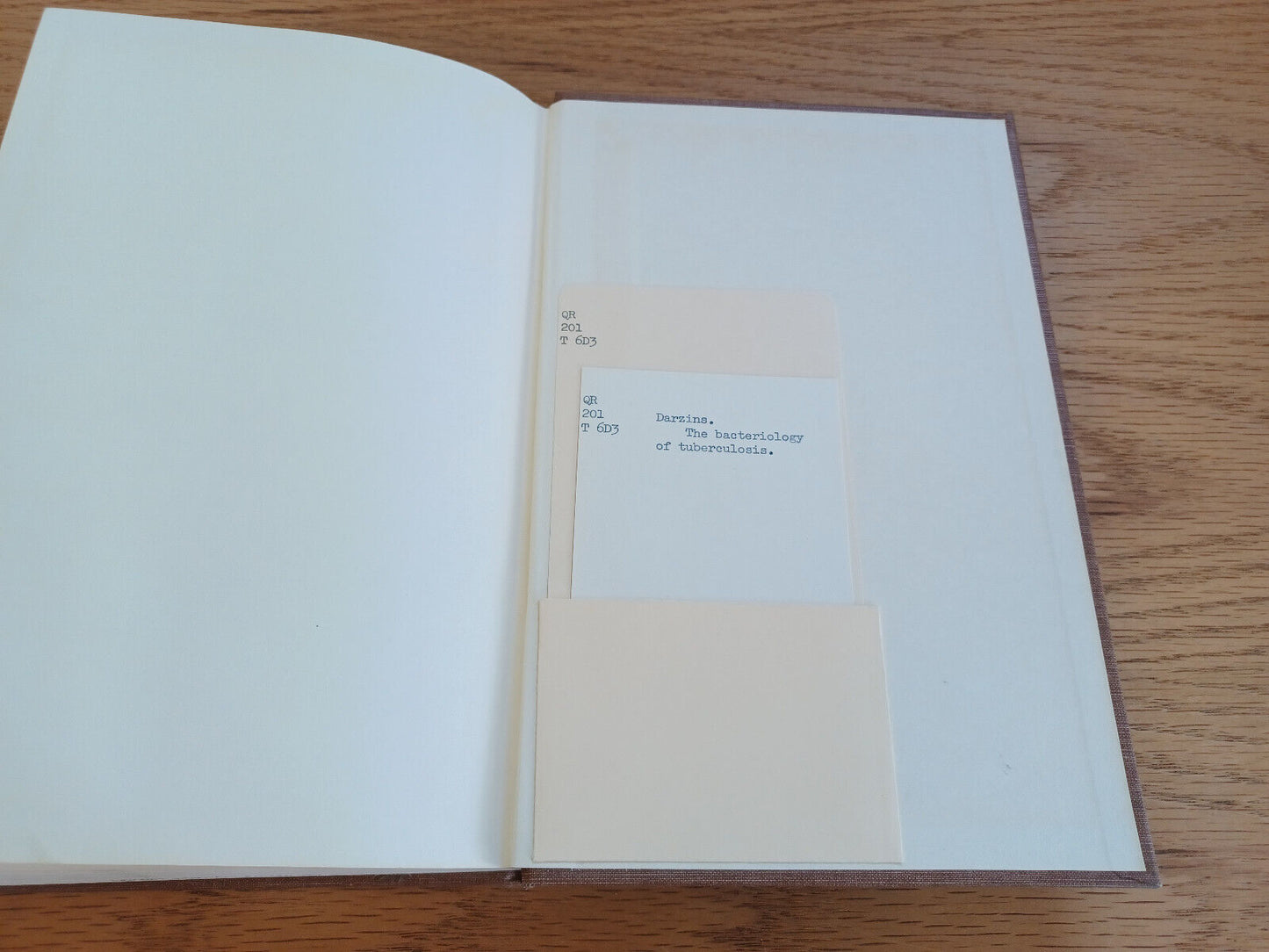 The Basteriology Of Tuberculosis Egons Darzins 1958