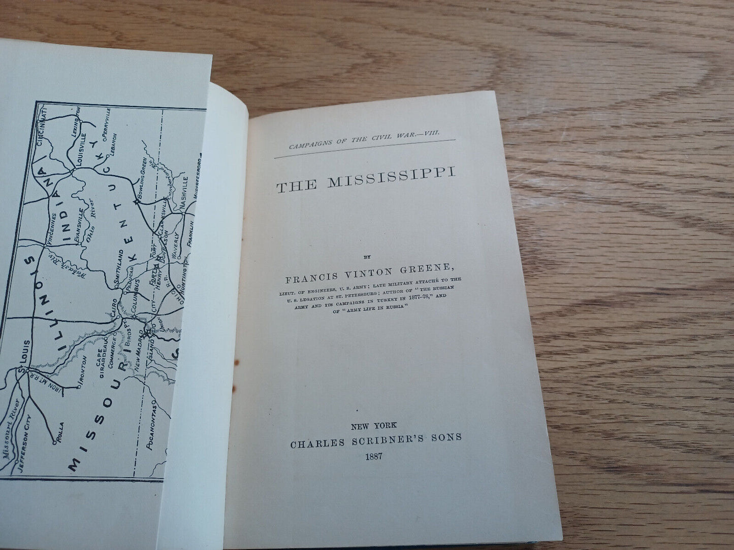 The Mississippi Francis Vinton Greene 1887 Campaings Of The Civil War Viii