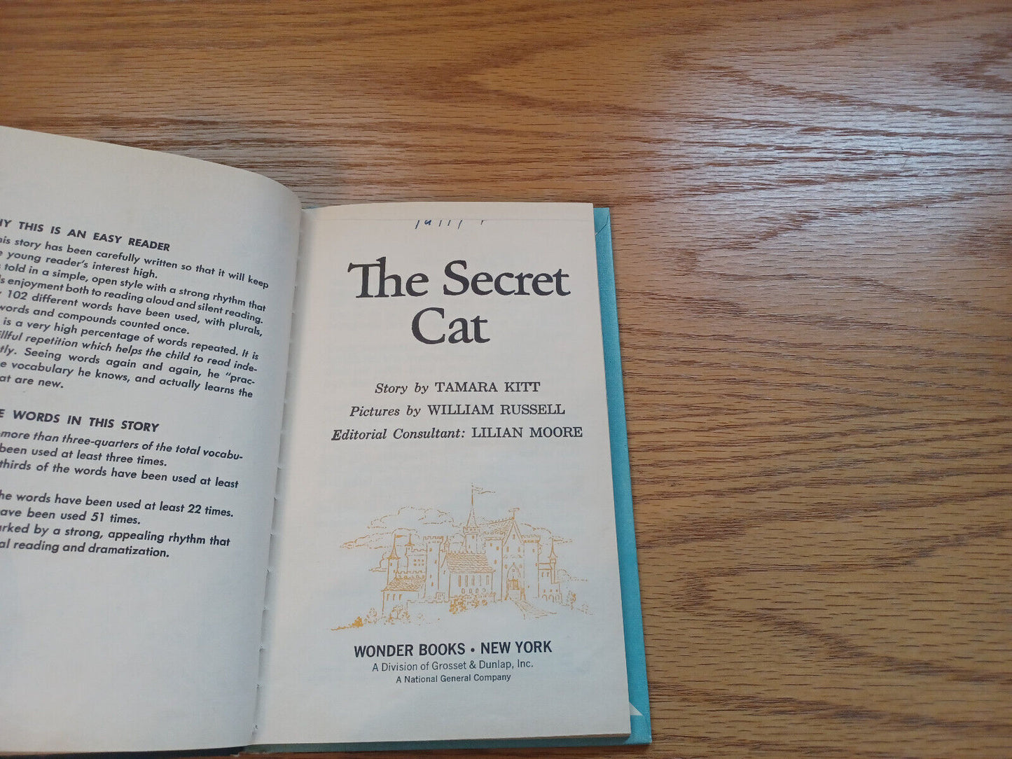 The Secret Cat Tamara Kitt 1961