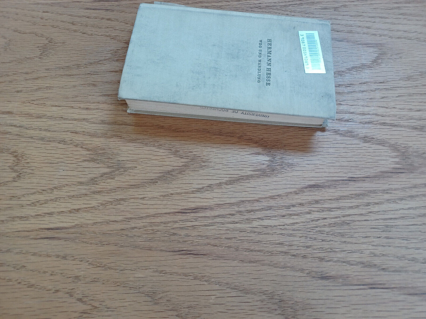 Max Schmid Hermann Hesse Weg Und Wandlung 1947