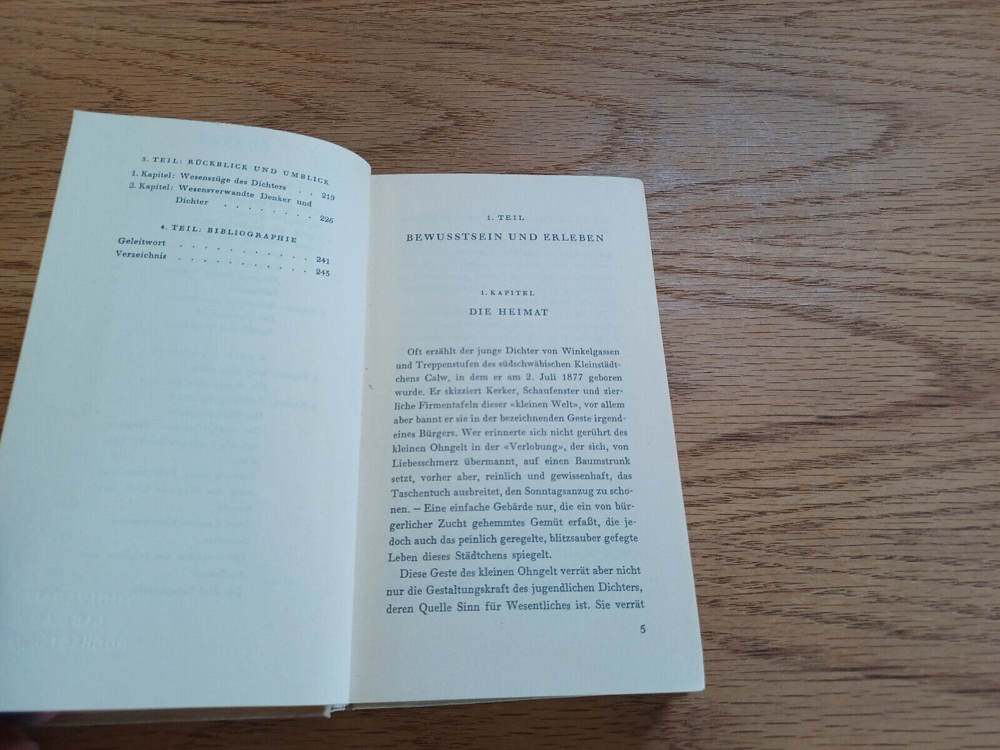 Max Schmid Hermann Hesse Weg Und Wandlung 1947