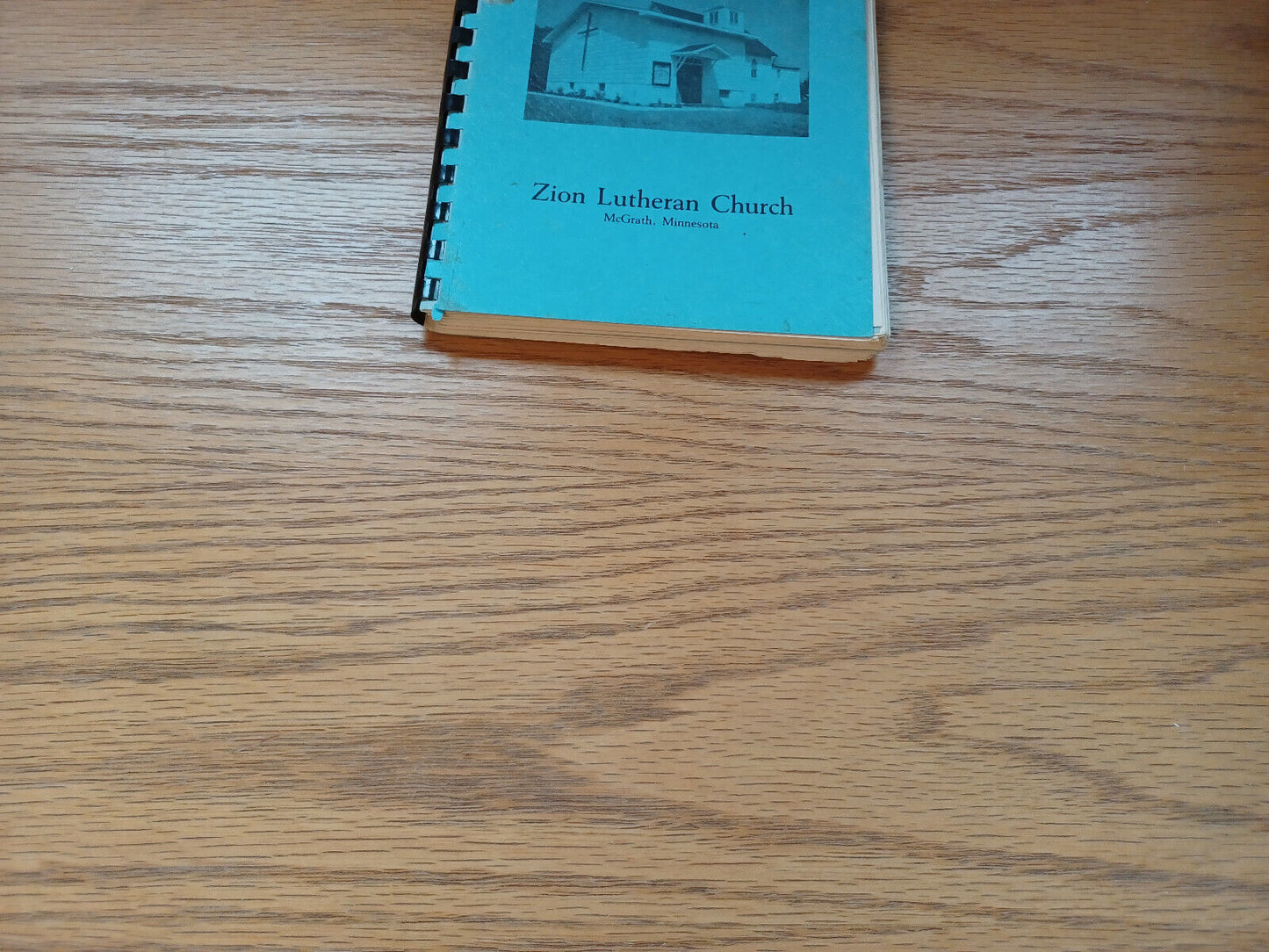 75Th Anniversary Cookbook 1980 Zion Lutheran Church Mcgrath Minnesota