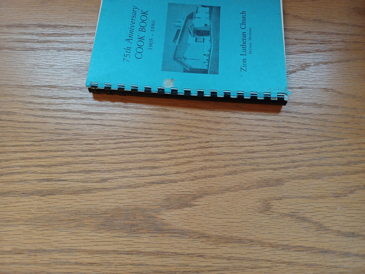 75Th Anniversary Cookbook 1980 Zion Lutheran Church Mcgrath Minnesota