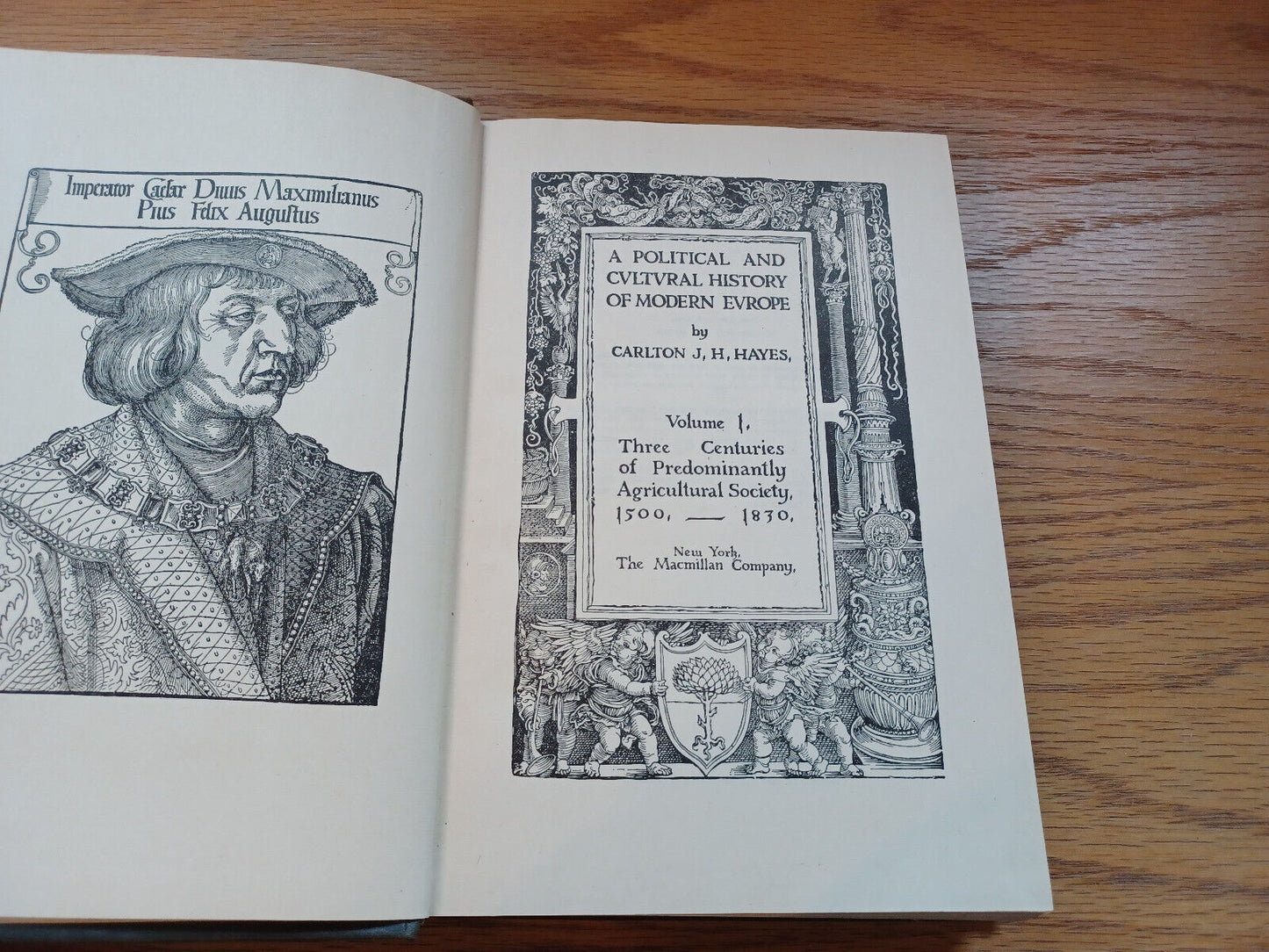 A Political And Cultural History Of Modern Europe Volume One 1932 Carlton Hayes