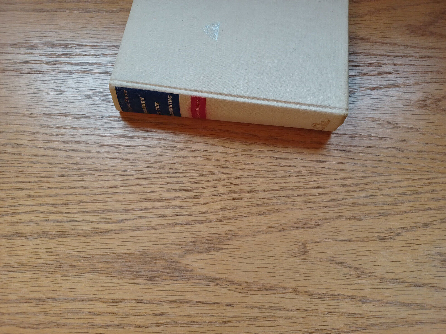 Journey To The Beginning Edgar Snow 1958 1St Printing