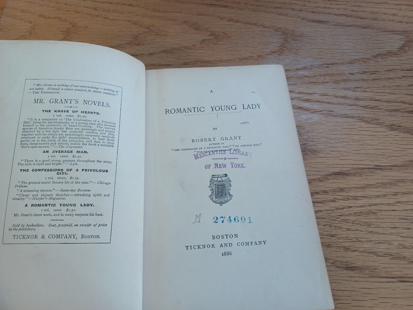 A Romantic Young Lady Robert Grant 1886