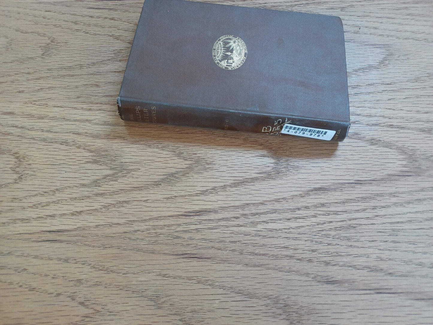 Phillips Exeter Lectures 1887 Mccosh Walker Bartlett
