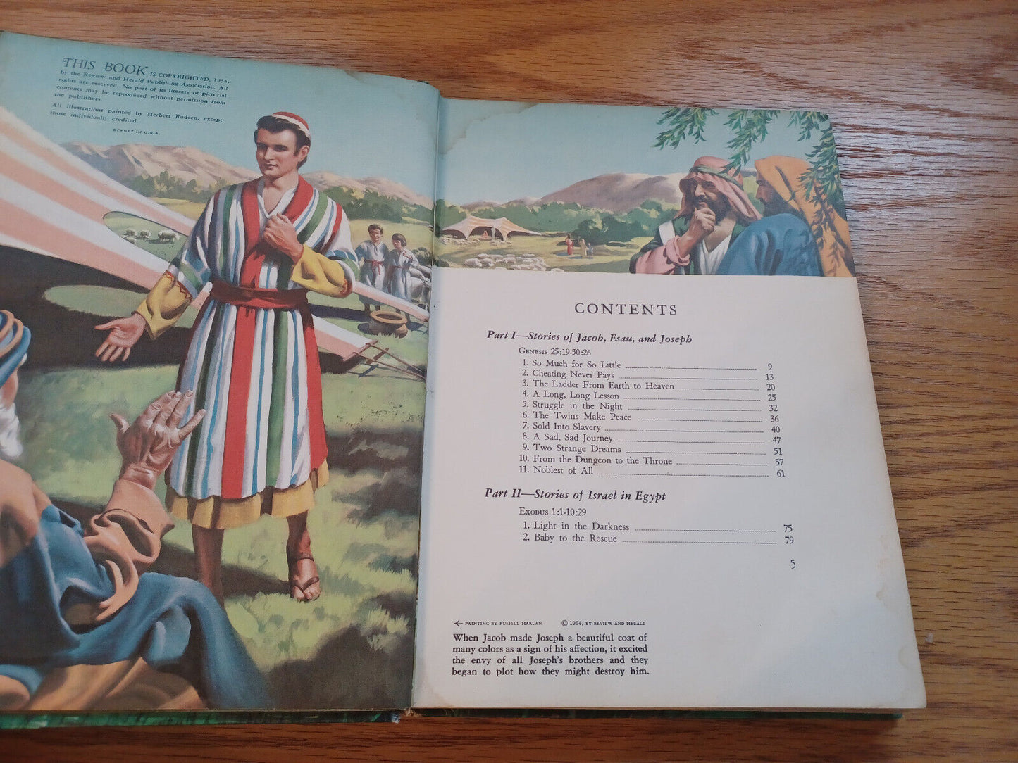 The Bible Story Volume Two Mighty Men Of Old By Arthur Maxwell 1954