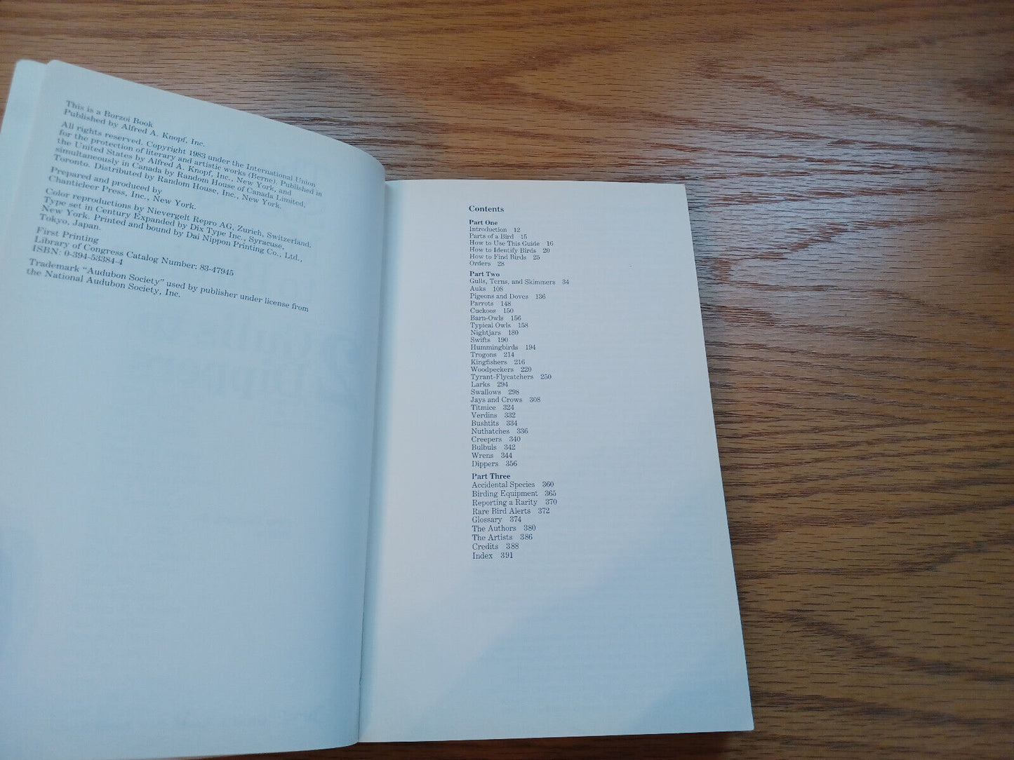The Audubon Society Master Guide To Birding 2 Gulls To Dippers 1983