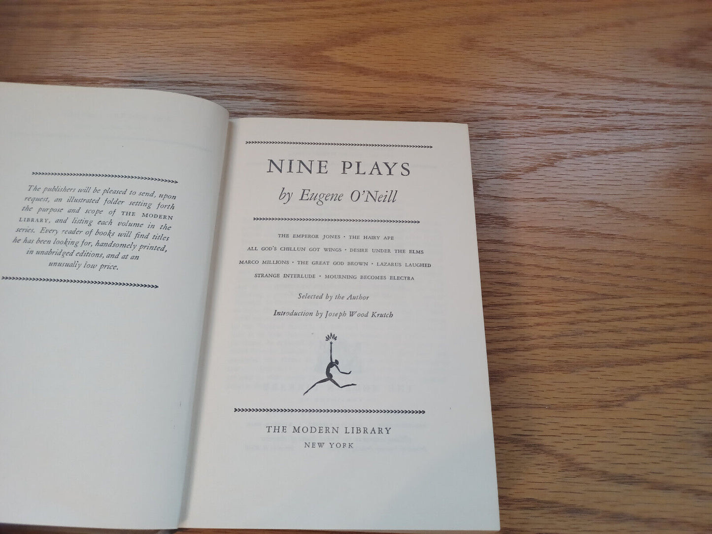 9 Plays Eugene O'neill 1932