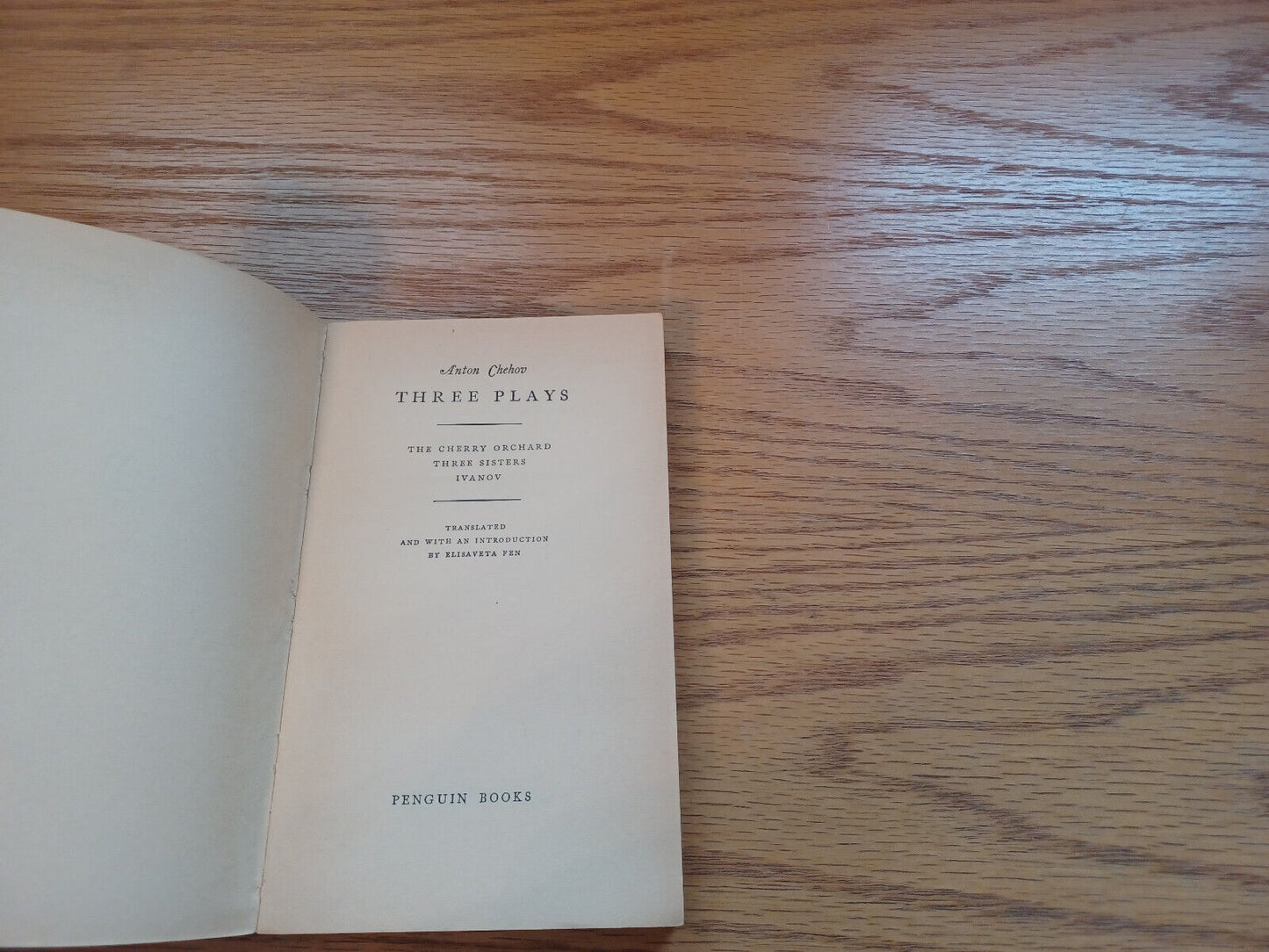 3 Plays Anton Chehov 1956