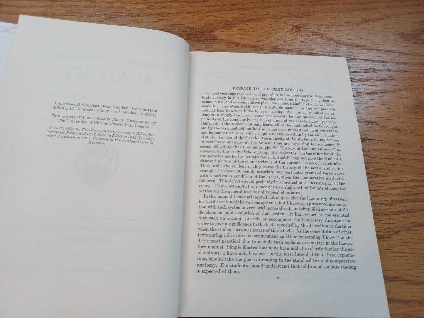 Comparative Vertebrate Anatomy By Libbie Hyman 1974