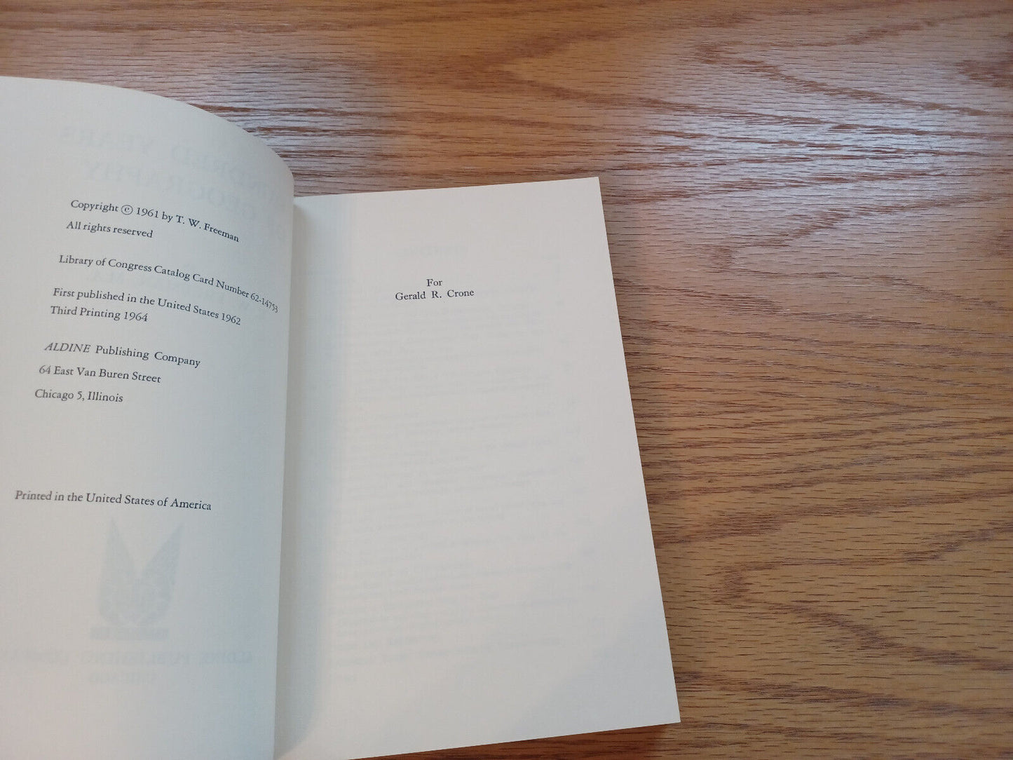 A Hundred Years Of Geography T W Freeman 1964