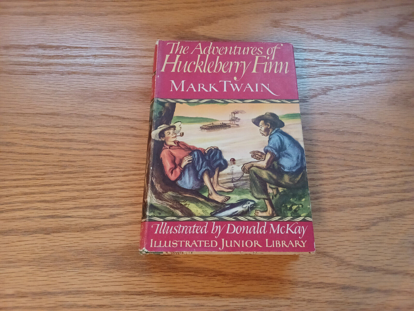 Adventures Of Huckleberry Finn By Mark Twain 1948 Dust Jacket