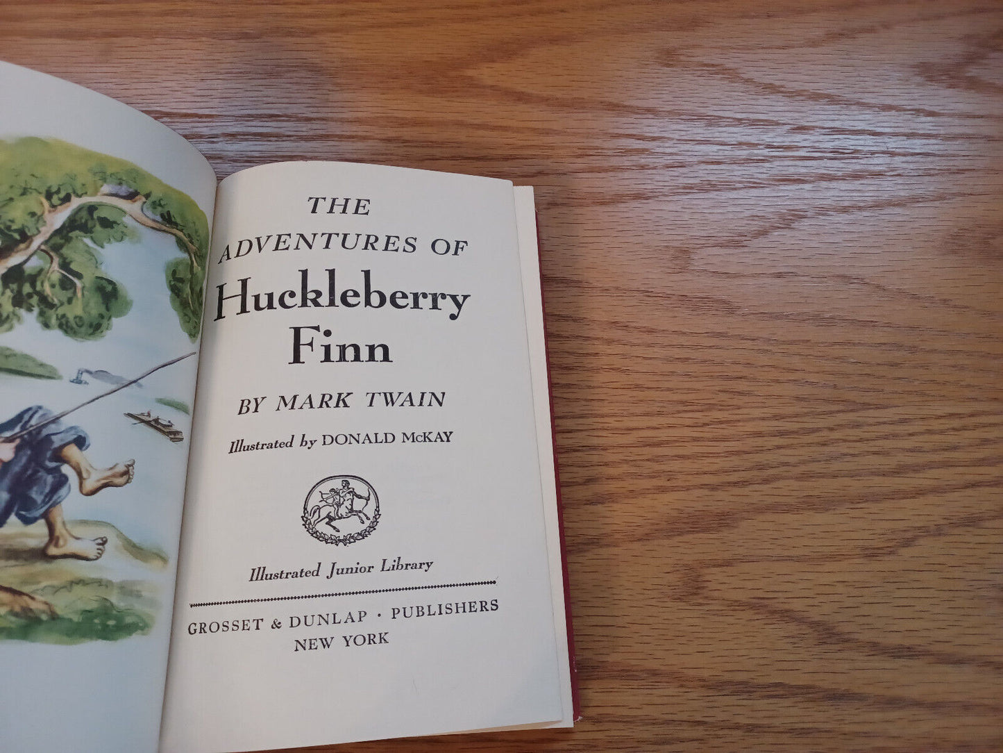 Adventures Of Huckleberry Finn By Mark Twain 1948 Dust Jacket