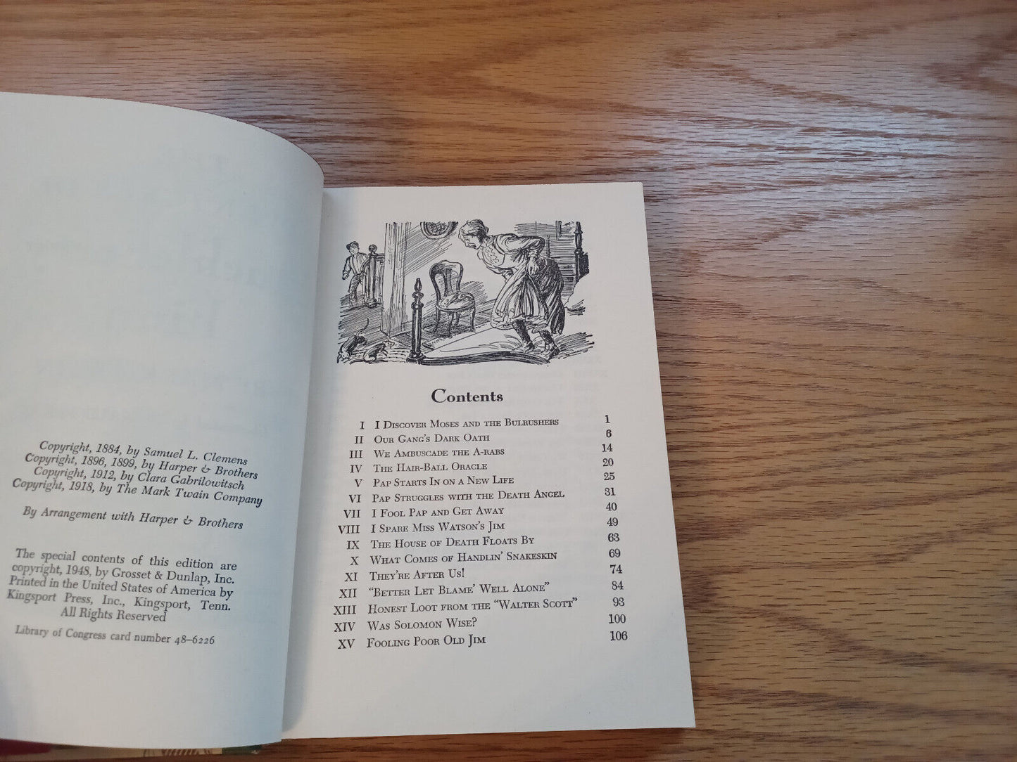 Adventures Of Huckleberry Finn By Mark Twain 1948 Dust Jacket