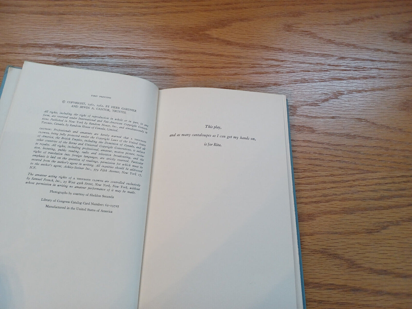 A Thousand Clowns By Herb Gardner 1962