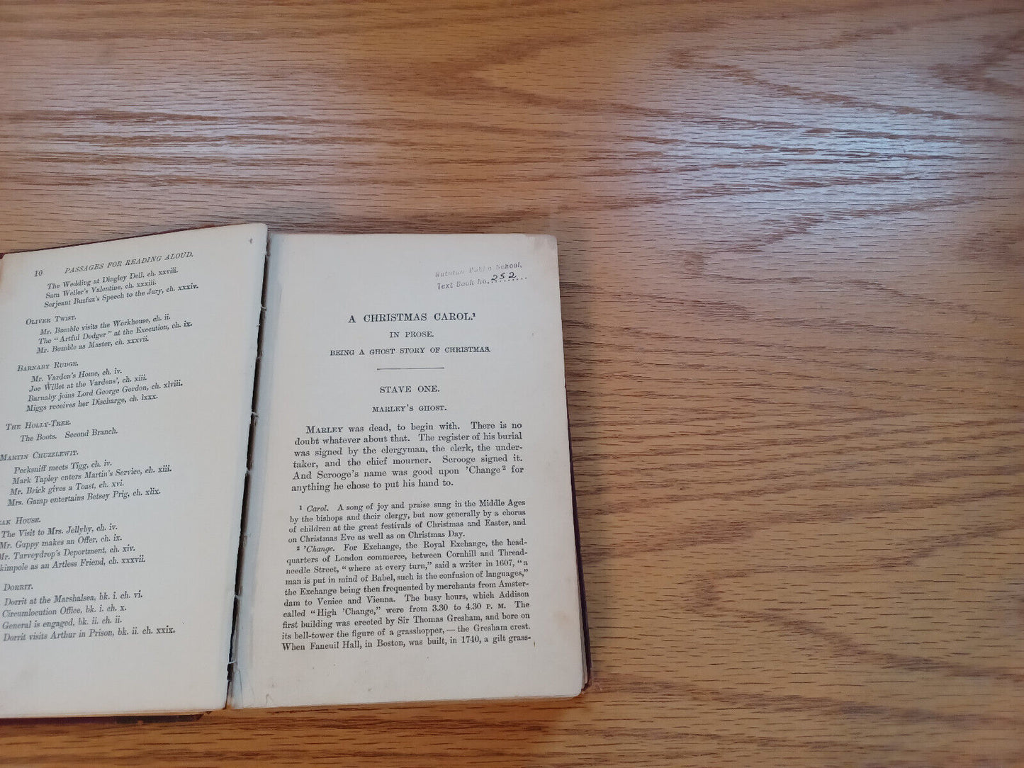 A Christmas Carol And The Cricket On The Hearth Charles Dickens 1893