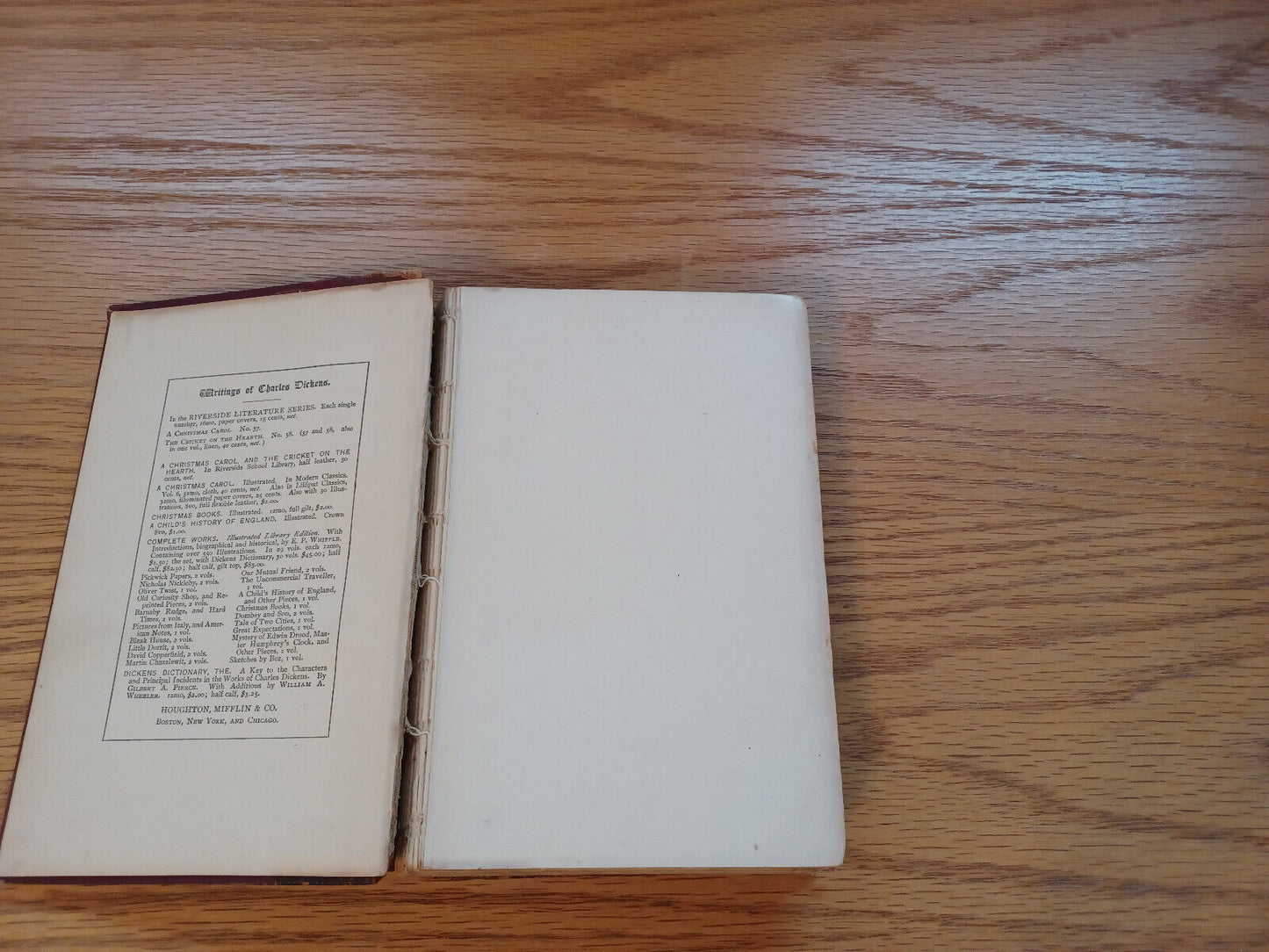 A Christmas Carol And The Cricket On The Hearth Charles Dickens 1893