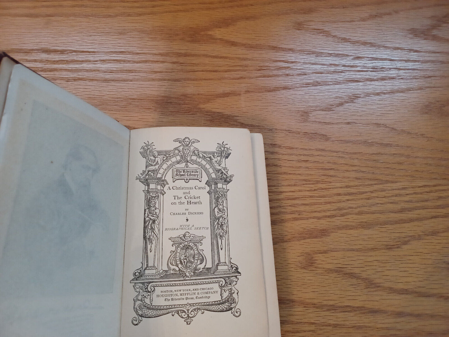 A Christmas Carol And The Cricket On The Hearth Charles Dickens 1893