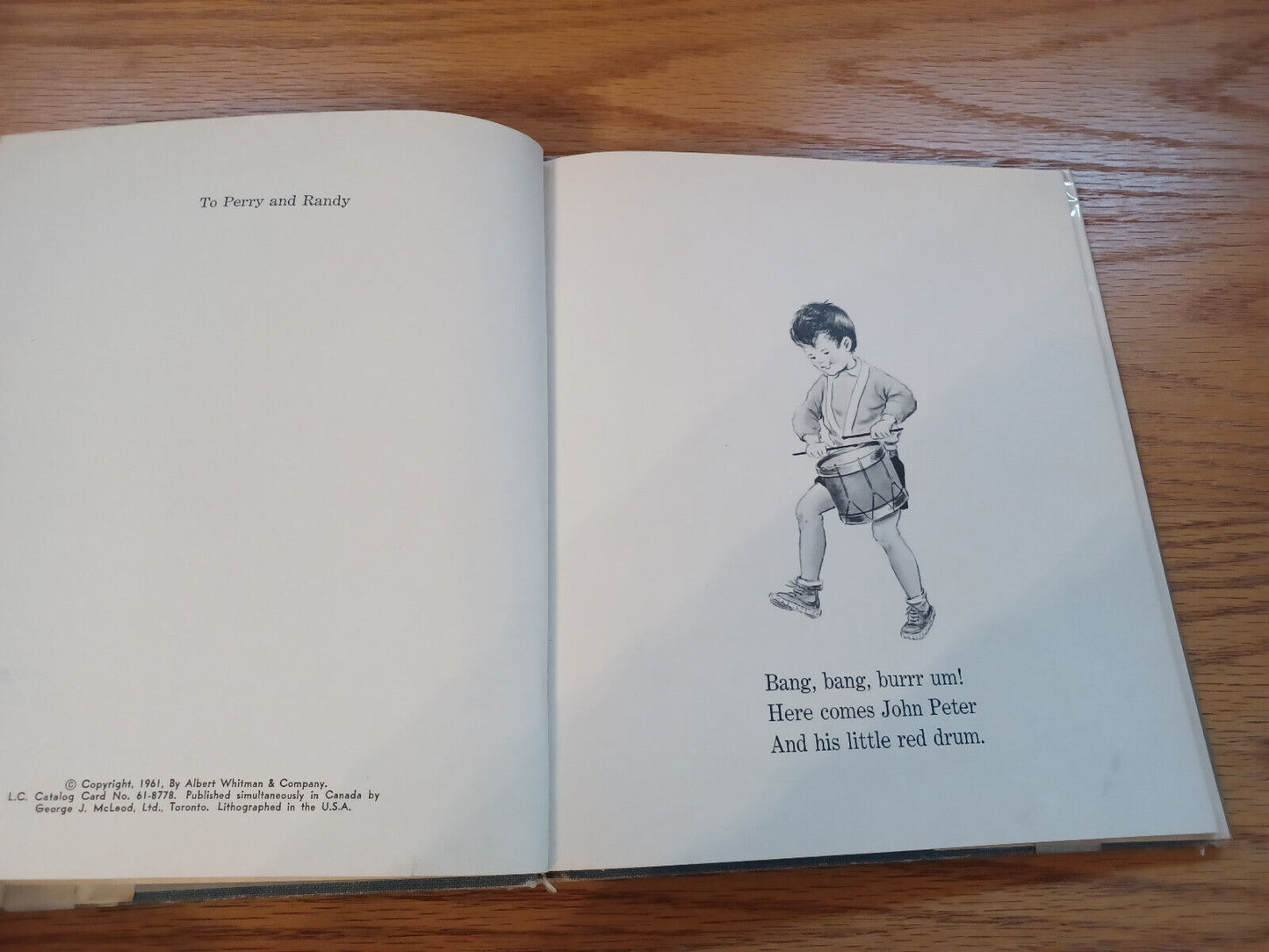 The Little Red Drum By Eunice Young Smith 1961 Dust Jacket