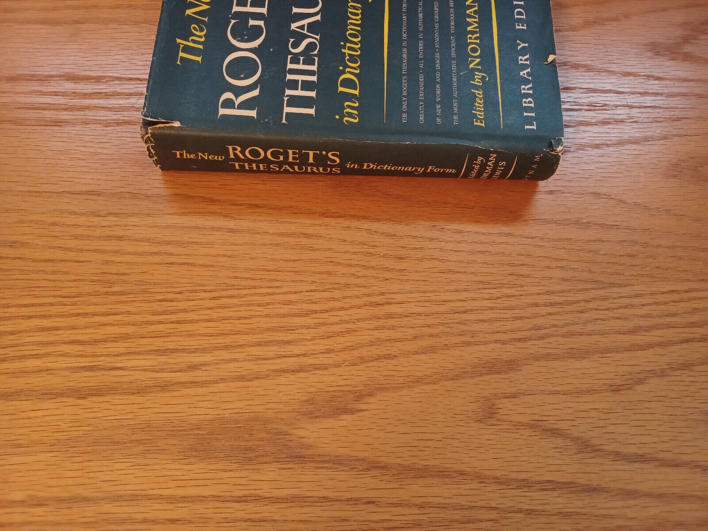 The New Rogets Thesaurus In Dictionary Form Library Ed Dust Jacket 1964