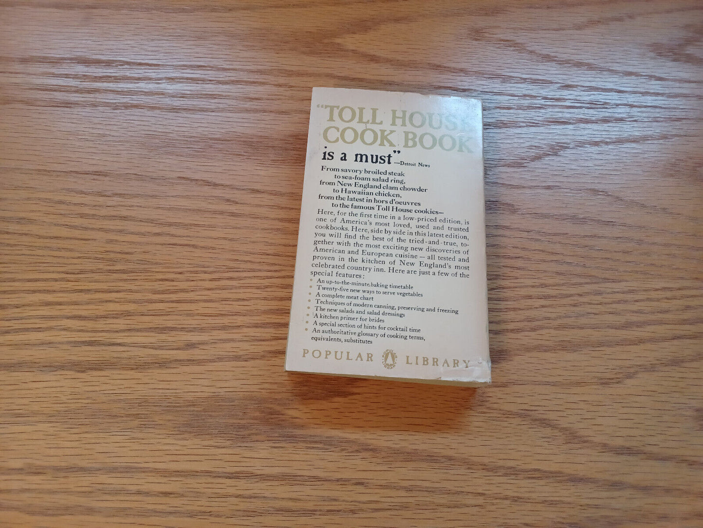 Tollhouse Cookbook By Ruth Wakefield 1958