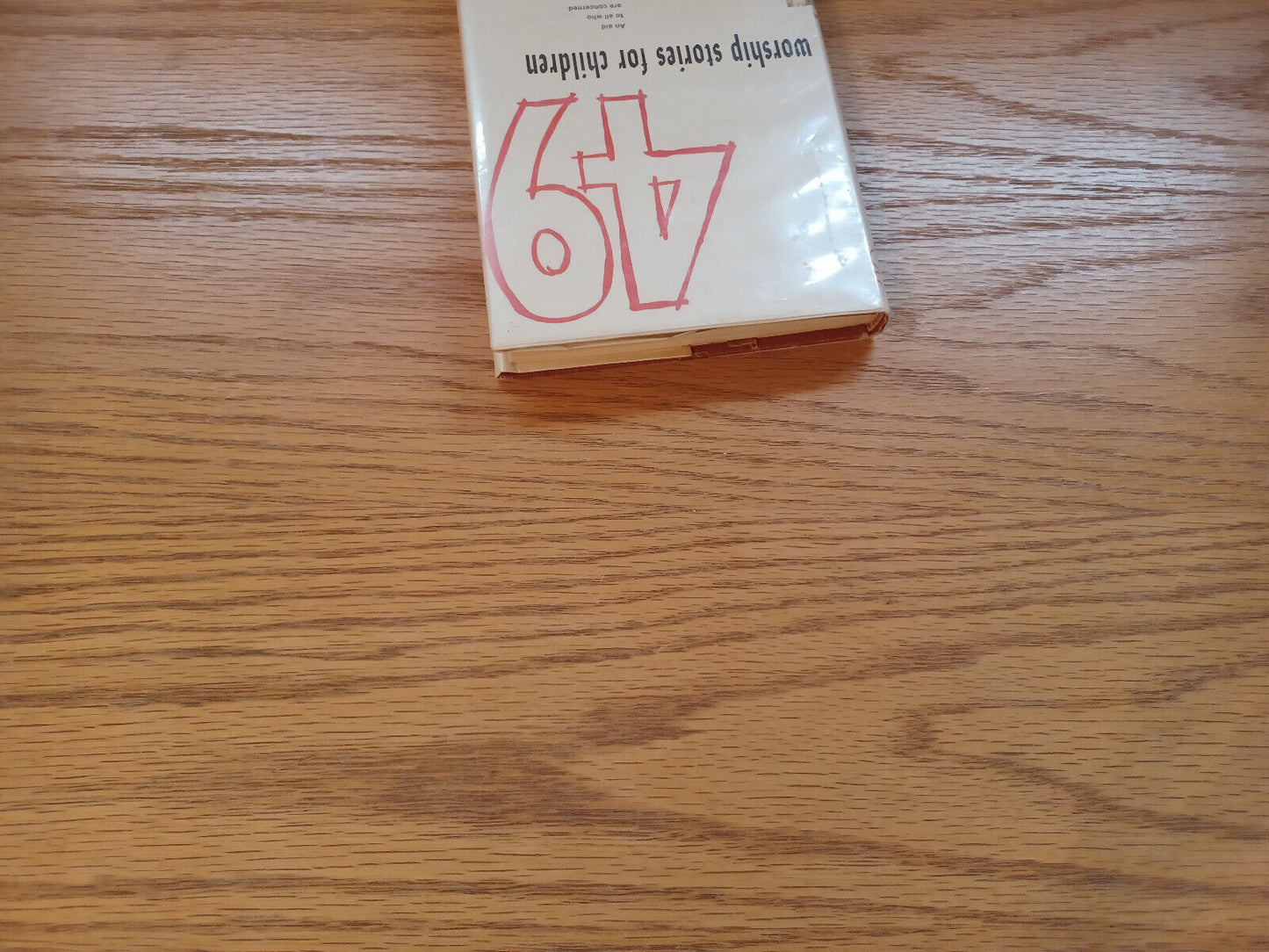 49 Worship Stories For Children 1957 Theodore W Schroeder Dust Jacket