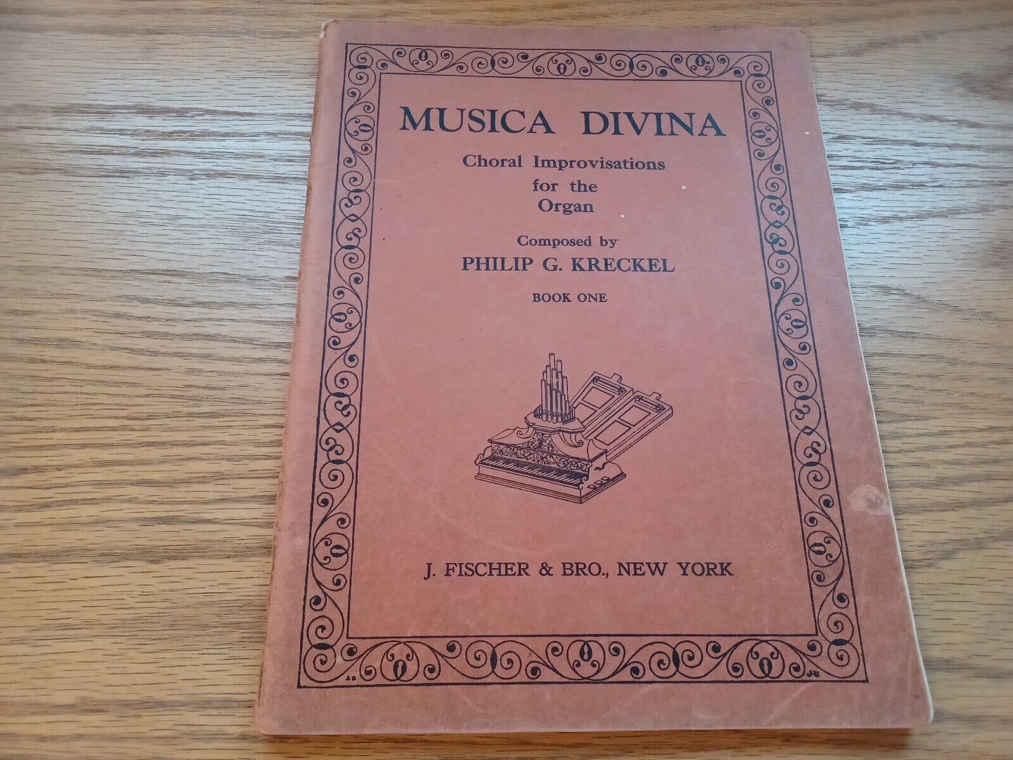 Musica Divina Choral Improvisations For The Organ Philip G Kreckel 1932 Book 1