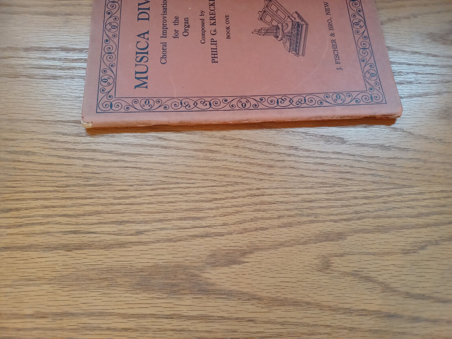 Musica Divina Choral Improvisations For The Organ Philip G Kreckel 1932 Book 1