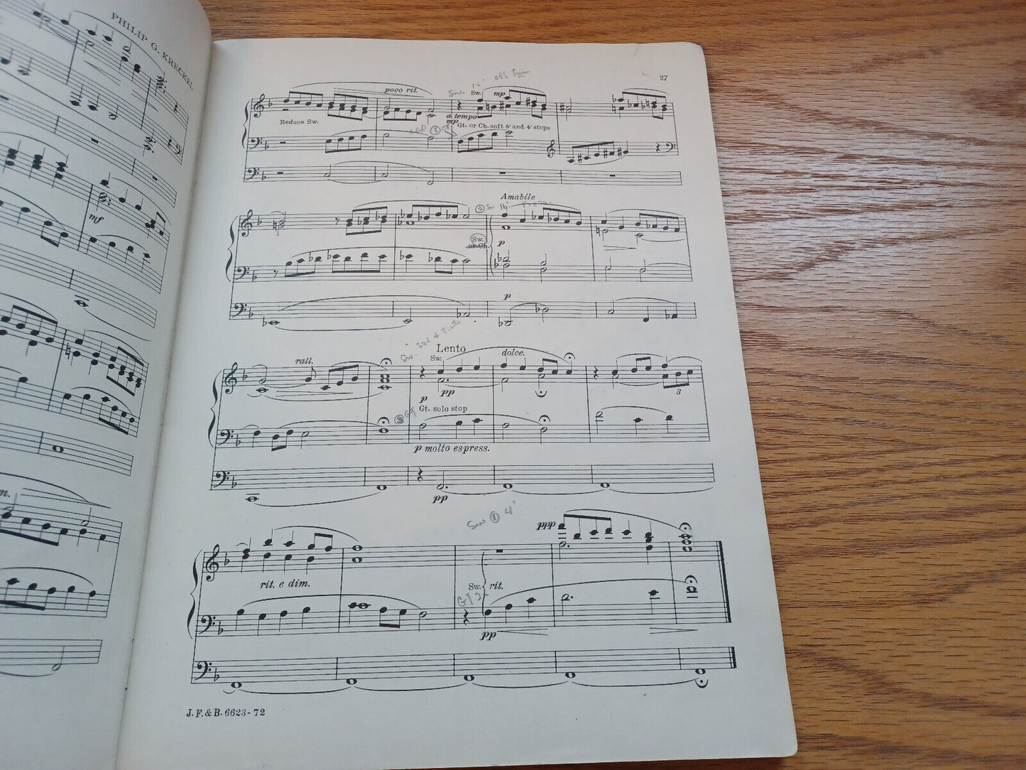 Musica Divina Choral Improvisations For The Organ Philip G Kreckel 1932 Book 1