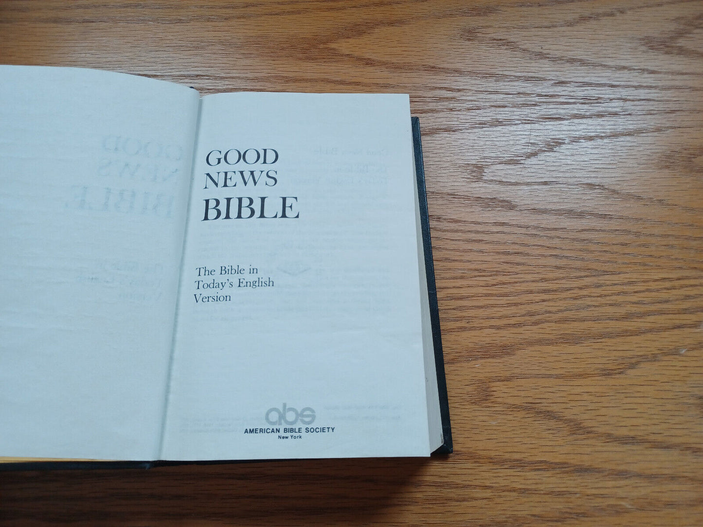 Good News Bible Today'S English Version 1976