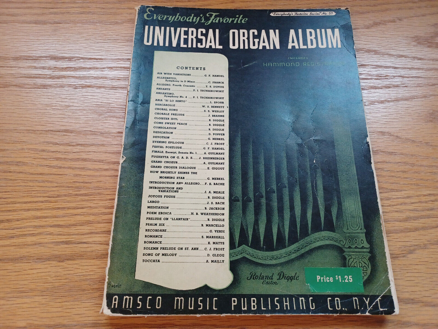 Everybody'S Favorite Universal Organ Album No 57 1946 Bach