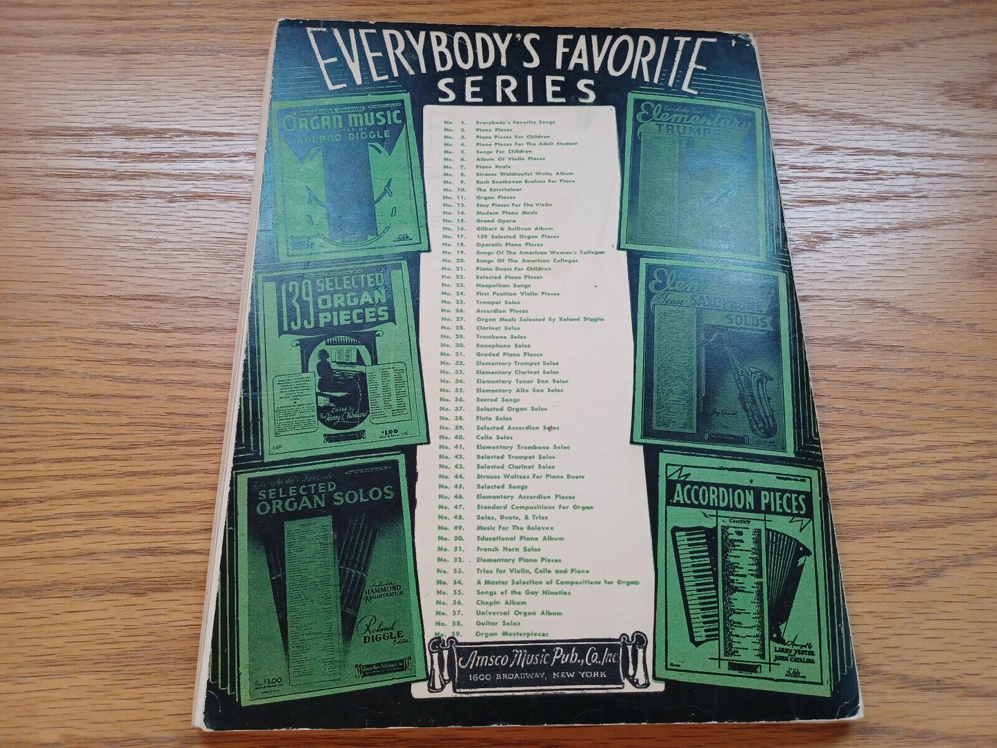 Everybody'S Favorite Universal Organ Album No 57 1946 Bach