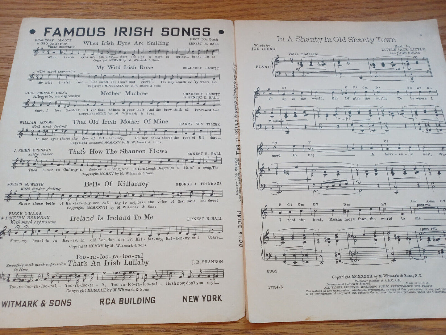 In A Shanty In Old Shanty Town Joe Young John Siras Little Jack Little 1932