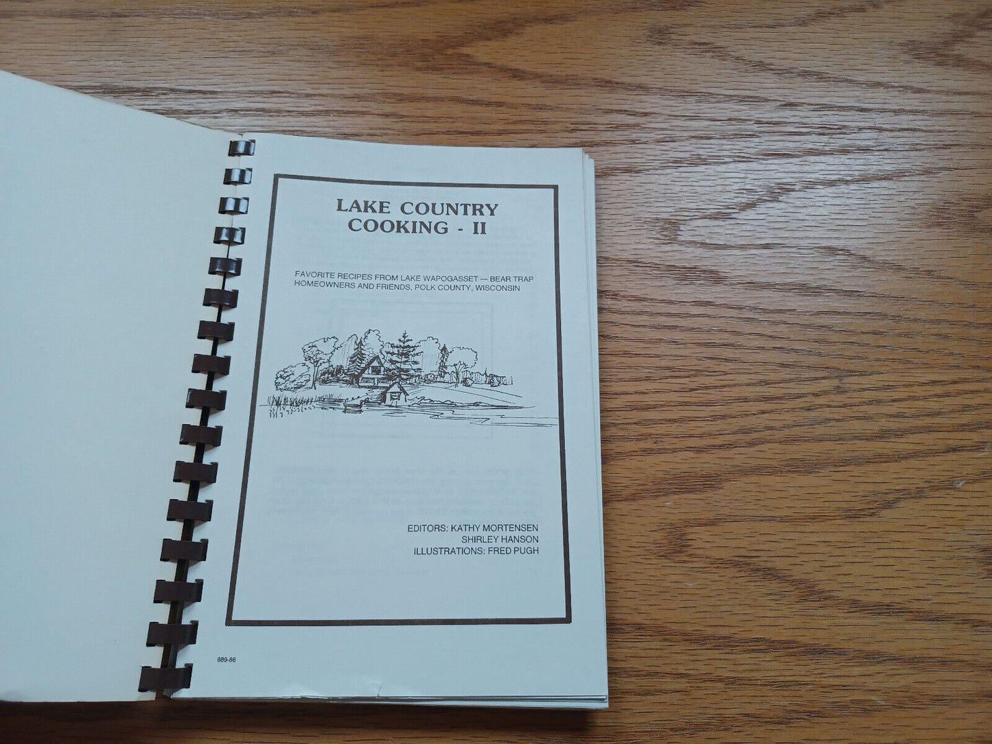 Lake Country Cooking Ii Lake Wapogasset Polk County Wisconsin 1986