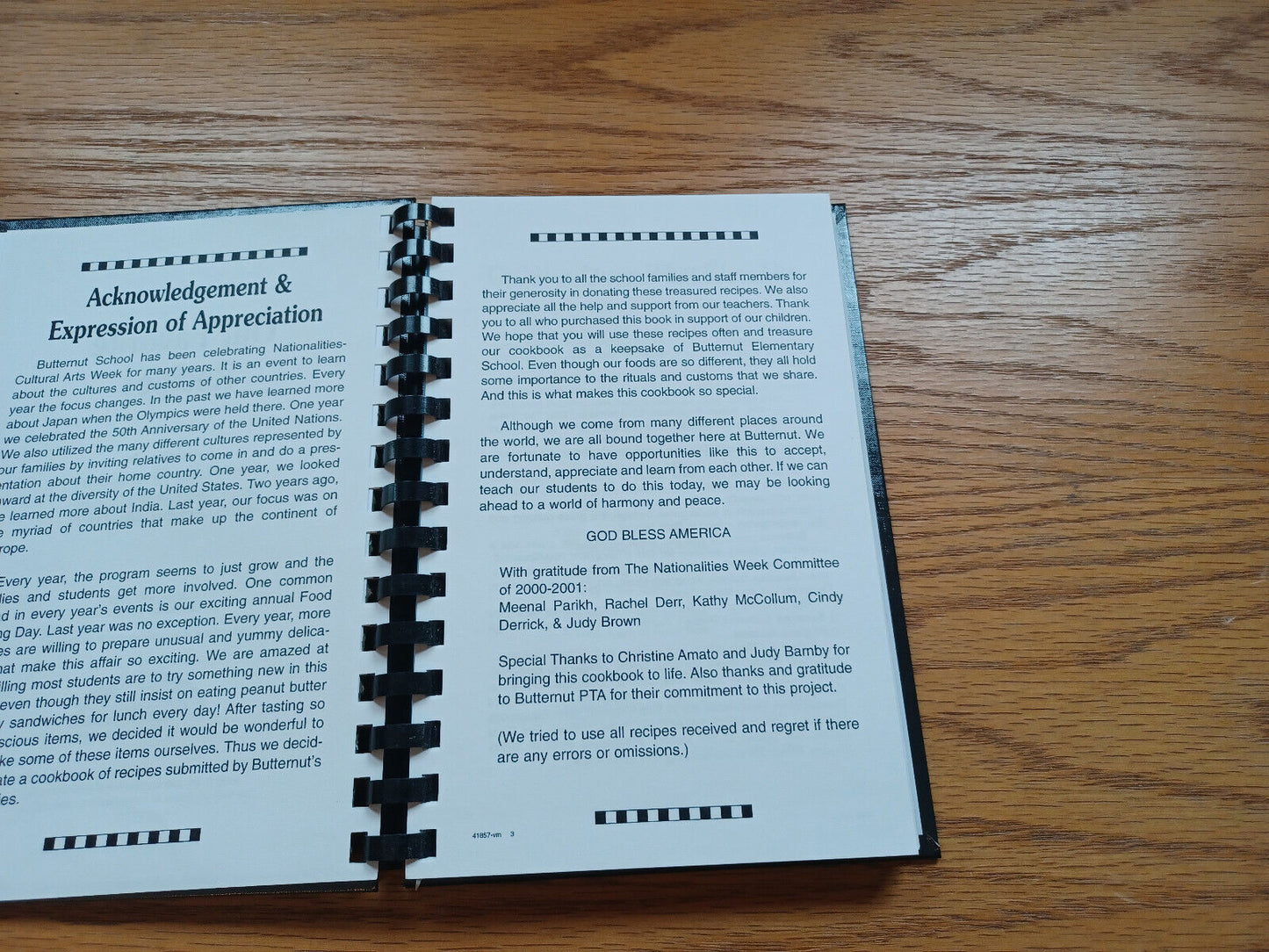 Our Favorite Recipes Buternut Elementary North Olmsted Oh 2001