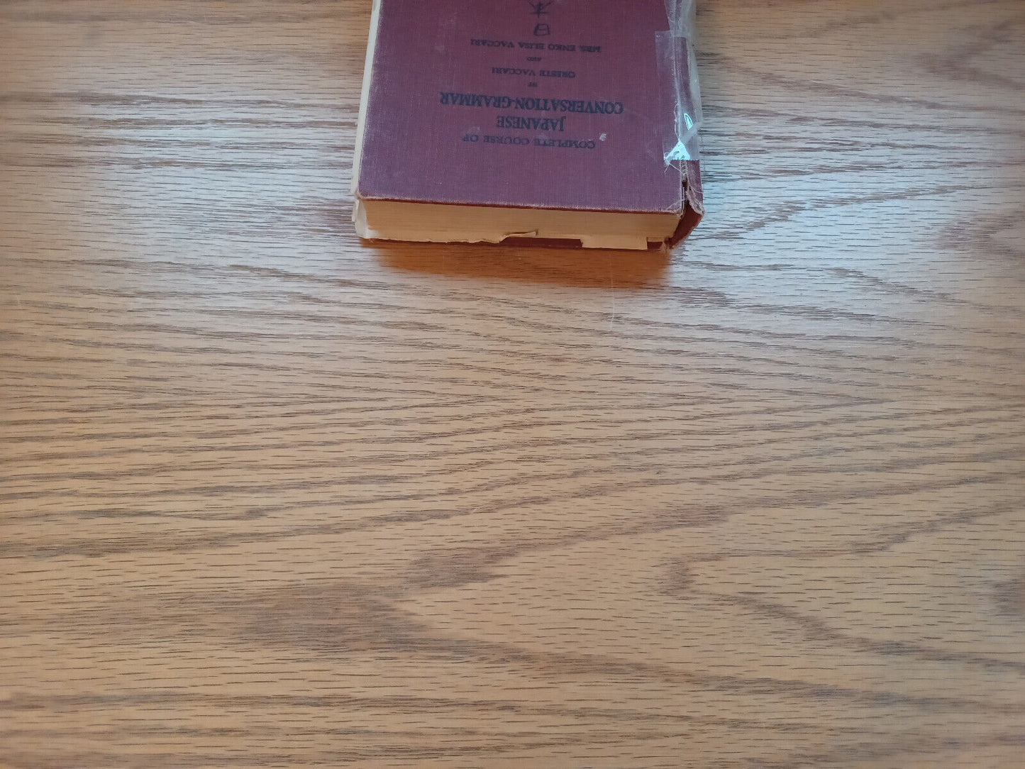 Complete Course Of Japanese Conversation Grammar Oreste Vaccari 1944