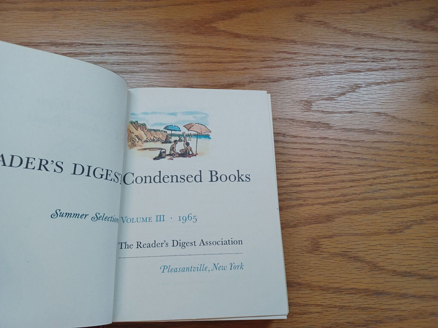 Readers Digest Condensed Books Summer 1965 Volume 3 First Ed Dust Jacket
