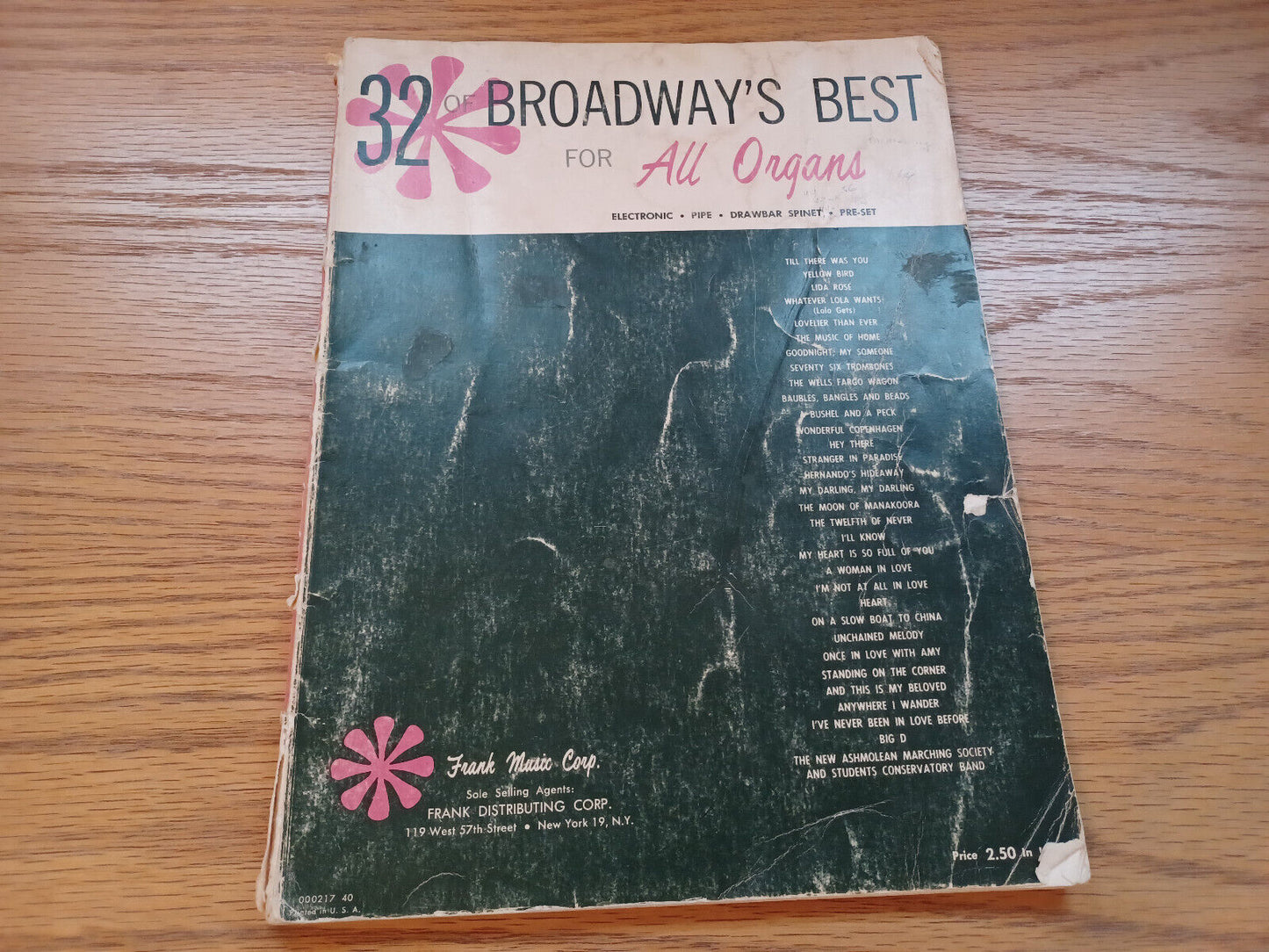 32 Of Broadway'S Best For All Organs 1962