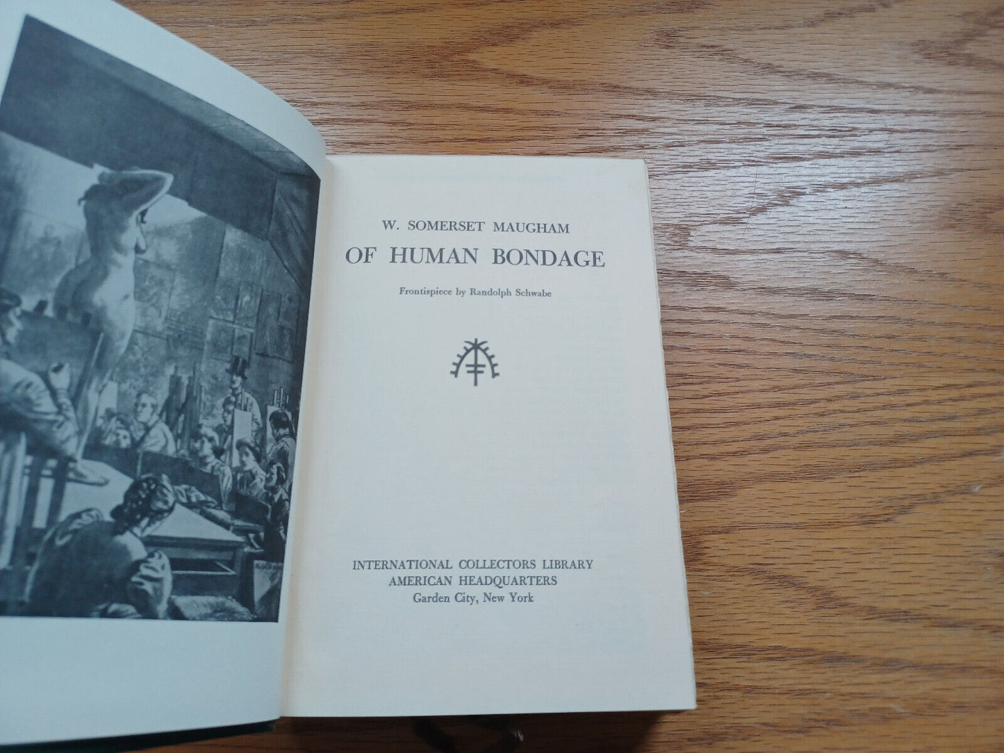 Of Human Bondage By W Somerset Maugham 1936
