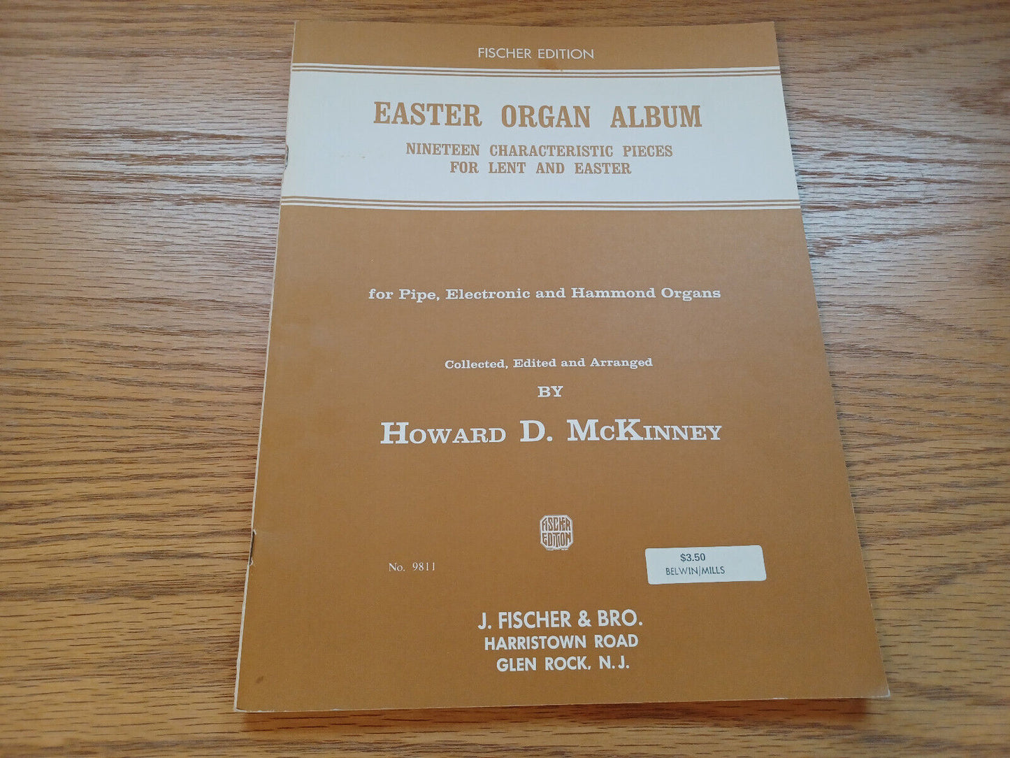 Easter Organ Album Pipe Electronic And Hammond Organs Howard D Mckinney