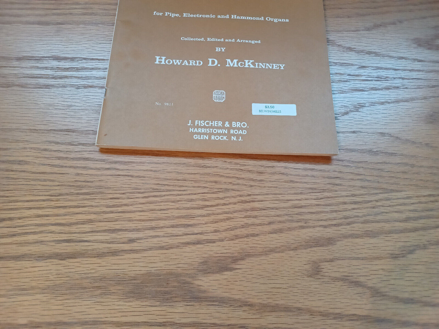 Easter Organ Album Pipe Electronic And Hammond Organs Howard D Mckinney