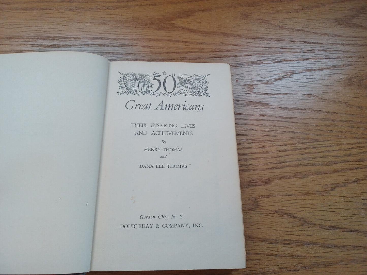 50 Great Americans Henry Thomas Dana Lee Thomas 1948