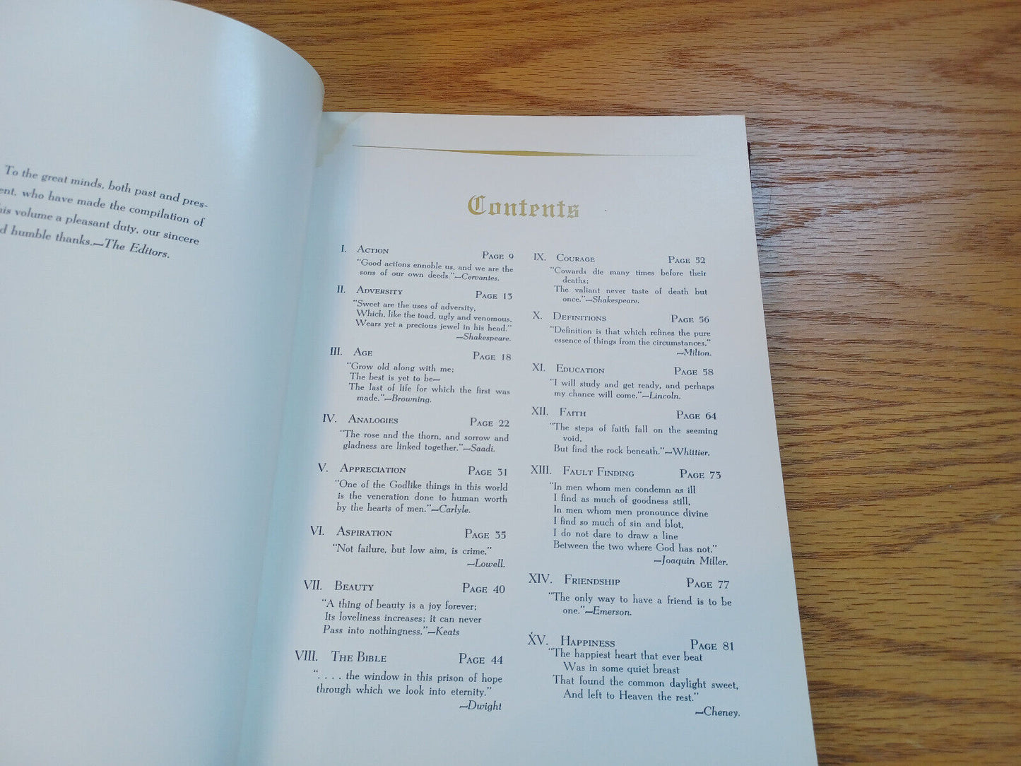 Leaves Of Gold And Anthology Of Prayers Memorable Phrases Clyde Lytle 1963