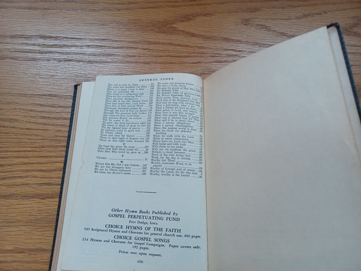 Hymns Of Worship And Remembrance 1950