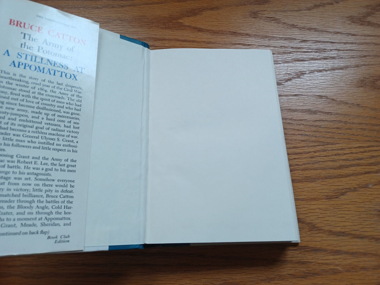 A Stillness At Appomattox By Bruce Catton 1953 Dust Jacket
