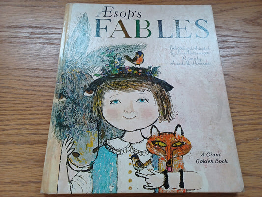 Aesops Fables By Louis Untermeyer 1967 Golden Book