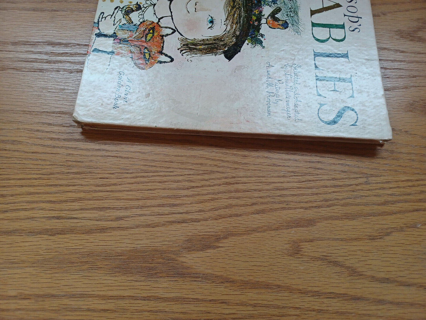 Aesops Fables By Louis Untermeyer 1967 Golden Book