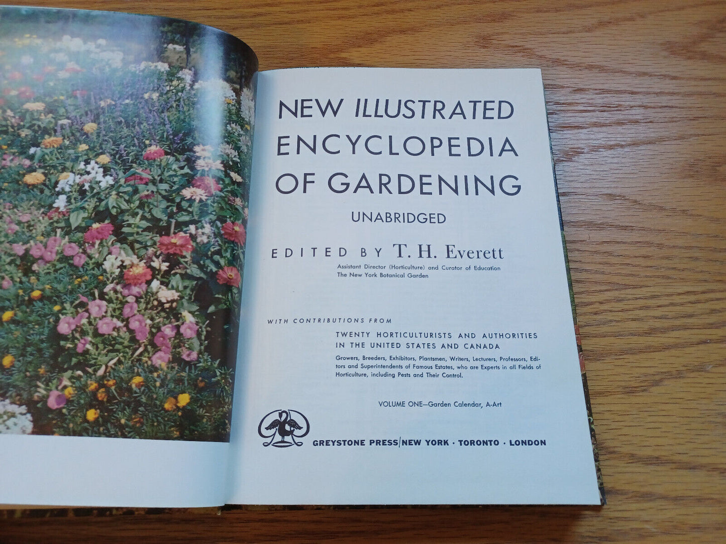 New Illustrated Encyclopedia Of Gardening Unabridged Vol 1 Th Everett 1967